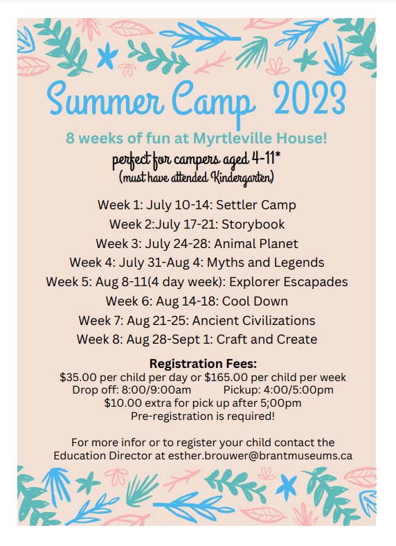 Summer Camp | | Brant Historical Society